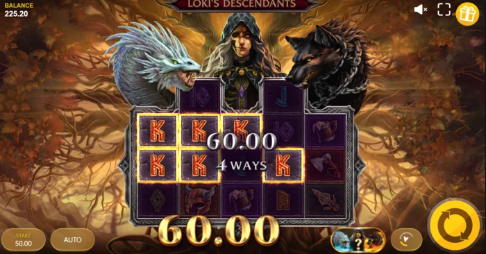 Loki's Descendants - режимот Monster Spins е активен