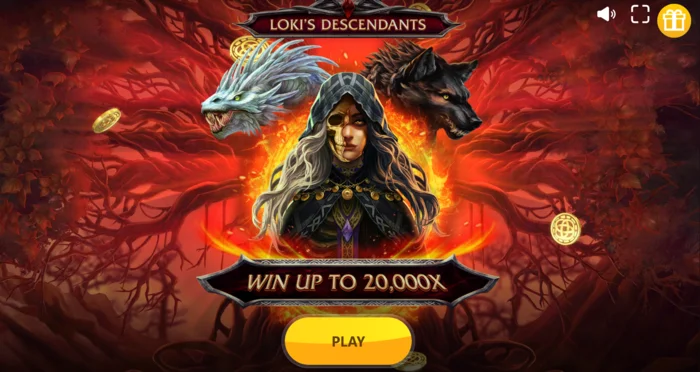 Loki's Descendants - главен екран со ролни 3-4-3-4-3